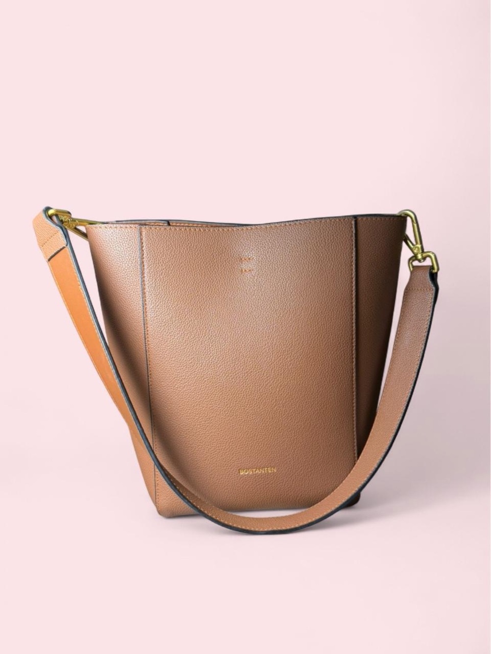 Bostanten Bucket Leather Shoulder Tote